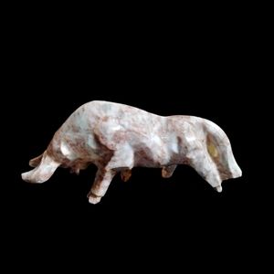 Vintage Handmade Luxuries Marble bull Statue